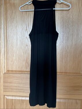 SHEIN Black Dress with High Neckline